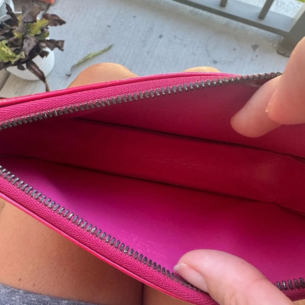 Louis Vuitton Vernis Monogram Pochette Accessoires Pink Bag with COA - Picture 11 of 13